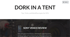 Desktop Screenshot of dorkinatent.com